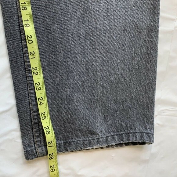 Vintage Polo Ralph Lauren Jeans‎ Mens 38x30 (38x28) USA Made Loose Black Denim - Picture 11 of 12